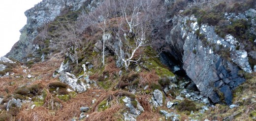 MacIains Cave seen from the beach