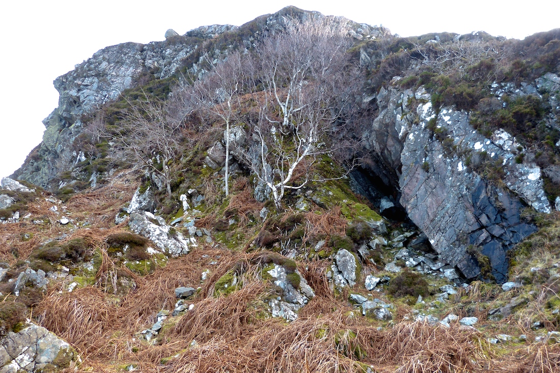 MacIains Cave seen from the beach